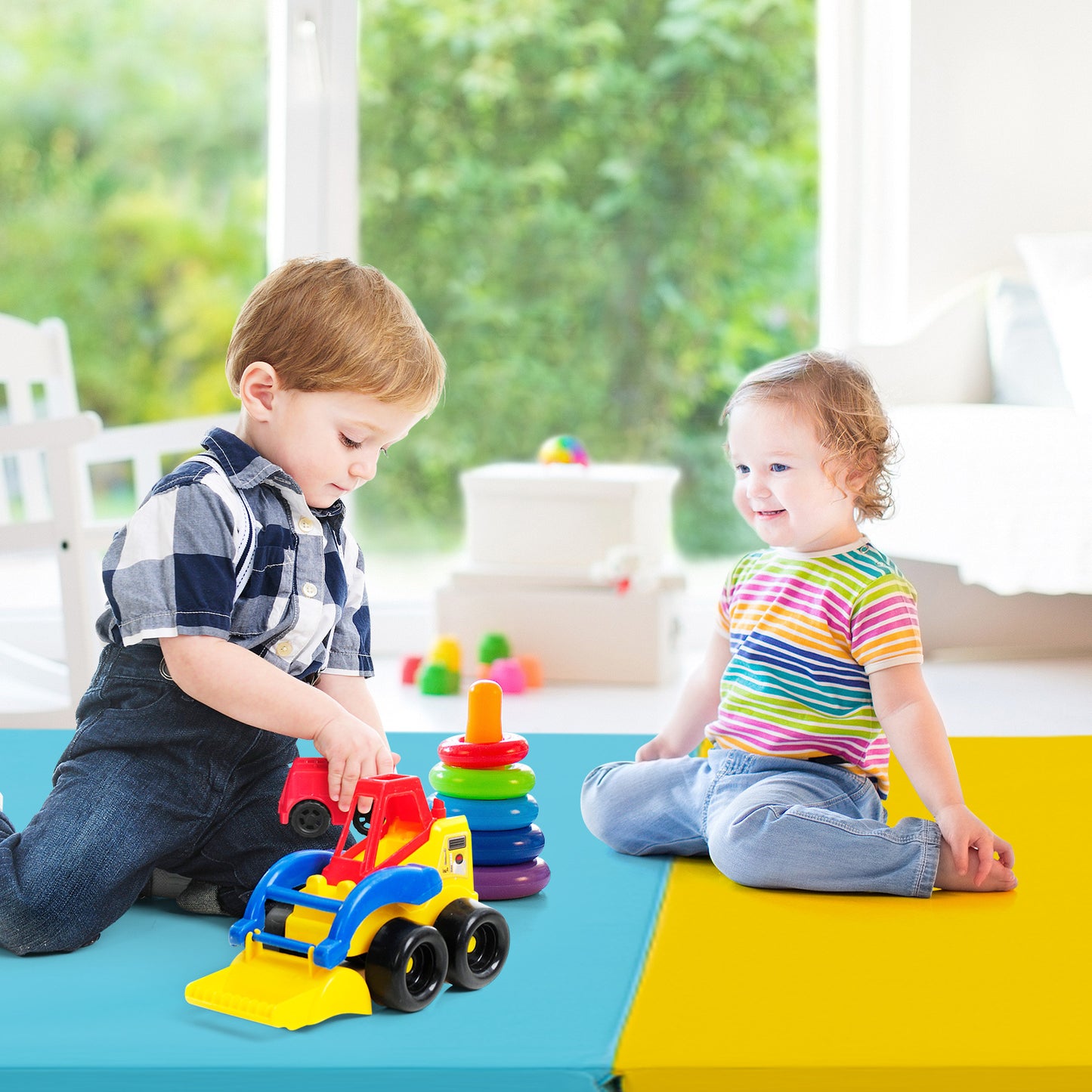 5-Panel Folding Gymnastics Mat for Kids, Red Yoga & Gym Mats at Gallery Canada