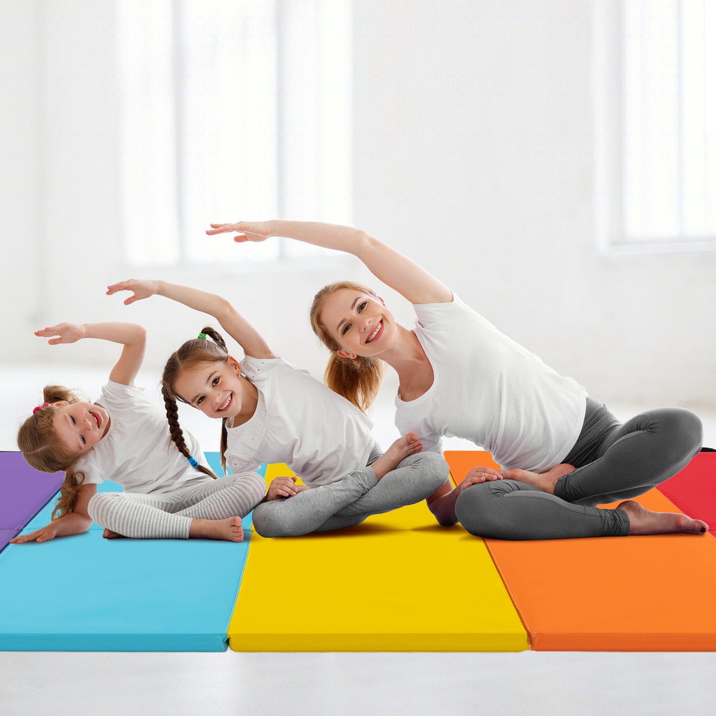 5-Panel Folding Gymnastics Mat for Kids, Red Yoga & Gym Mats at Gallery Canada