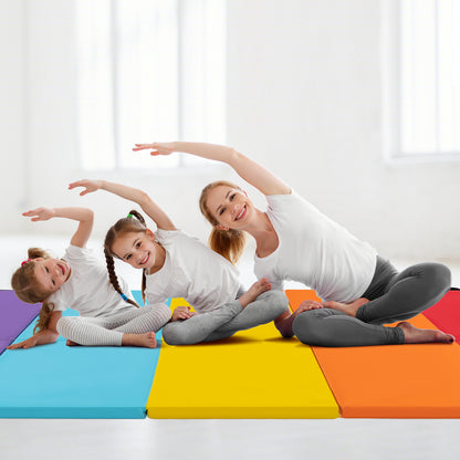 5-Panel Folding Gymnastics Mat for Kids, Red Yoga & Gym Mats at Gallery Canada