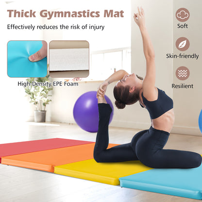 5-Panel Folding Gymnastics Mat for Kids, Red Yoga & Gym Mats at Gallery Canada
