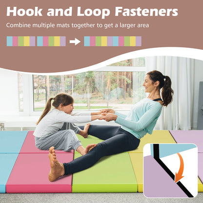 5-Panel Folding Gymnastics Mat for Kids, Green Yoga & Gym Mats at Gallery Canada