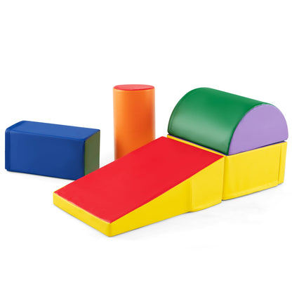 5-Piece Kids Climb & Crawl Activity Playset, Multicolor Climbers & Slides at Gallery Canada