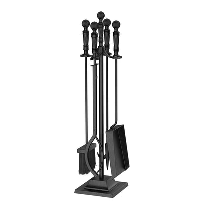 5-Pieces Fireplace Tool Set Indoor Outdoor Fire Place Set Tools with Aluminum Handles Fireplace Tools Options at Gallery Canada