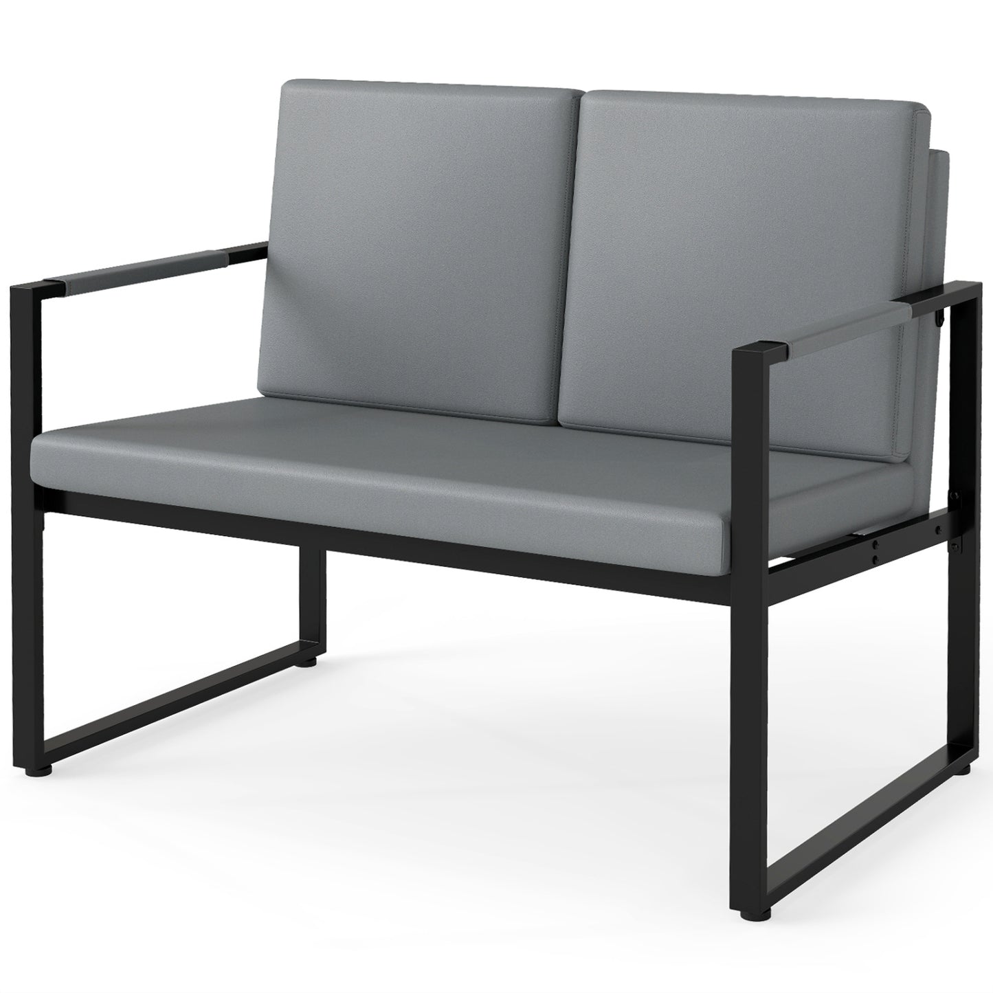 5 Piece Living Room Set, 2 Accent Chairs, 2 Coffee Tables, Gray, Black Sofas & Loveseats at Gallery Canada