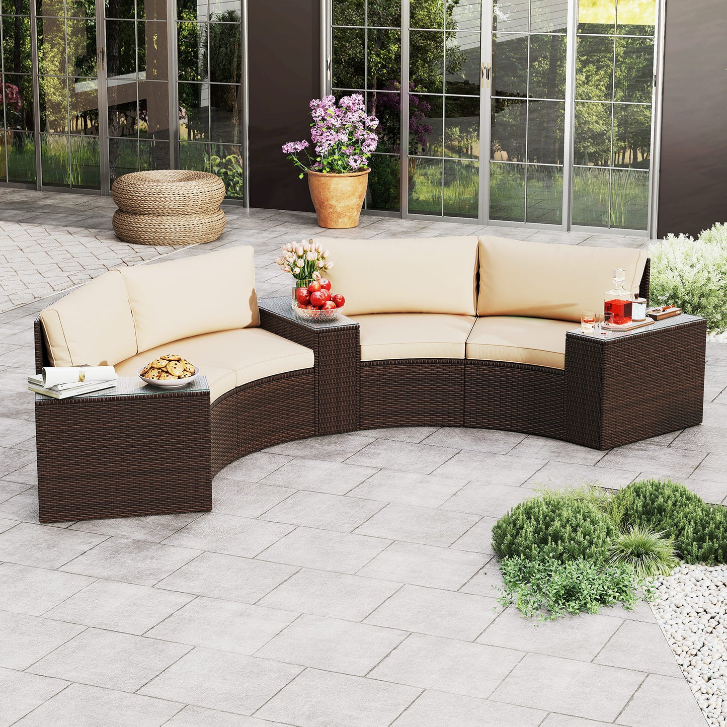 5 Piece Patio Furniture Set Outdoor Sectionals at Gallery Canada