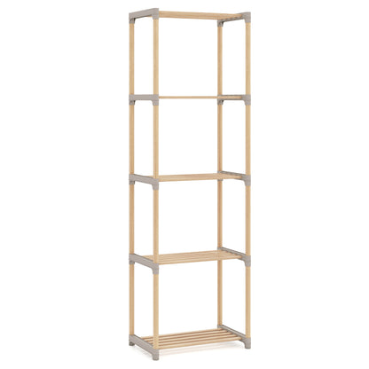 5-Tier Bookshelf With Open Shelves, Home Office And Bathroom Bookcases at Gallery Canada