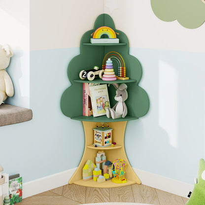 5-Tier Children Book Display Rack with Anti-toppling System, Green Kids Storage at Gallery Canada