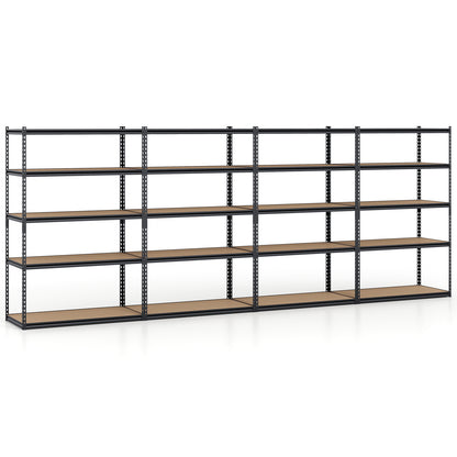 5-Tier Garage Shelving Unit, 2200 LBS Heavy Duty, Adjustable Utility Rack, Set of 4 Garages Options at Gallery Canada