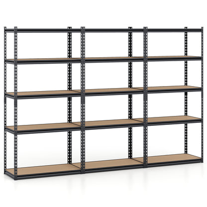 5-Tier Garage Shelving Unit, 2200 LBS Metal Storage Shelves, Adjustable Utility Rack Garages Options at Gallery Canada