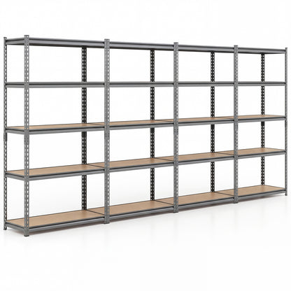 5-Tier Garage Shelving, 2200 Lbs Metal Storage Rack, Adjustable Utility Shelf Garages at Gallery Canada