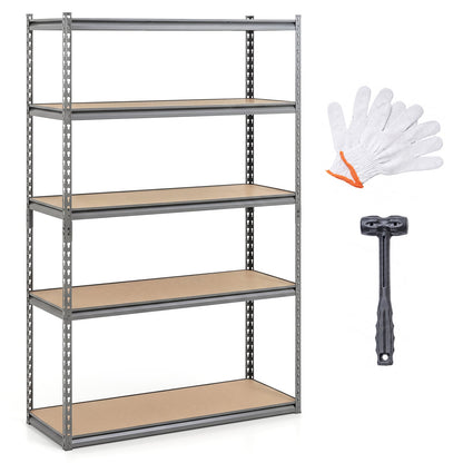 5-Tier Garage Shelving, 2200 LBS Metal Storage Rack Garages Gray at Gallery Canada