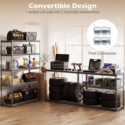 5-Tier Garage Shelving, 2200 LBS Metal Storage Rack Garages at Gallery Canada