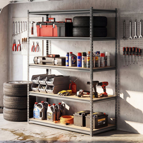 5-Tier Garage Shelving, 2200 LBS Metal Storage Rack
