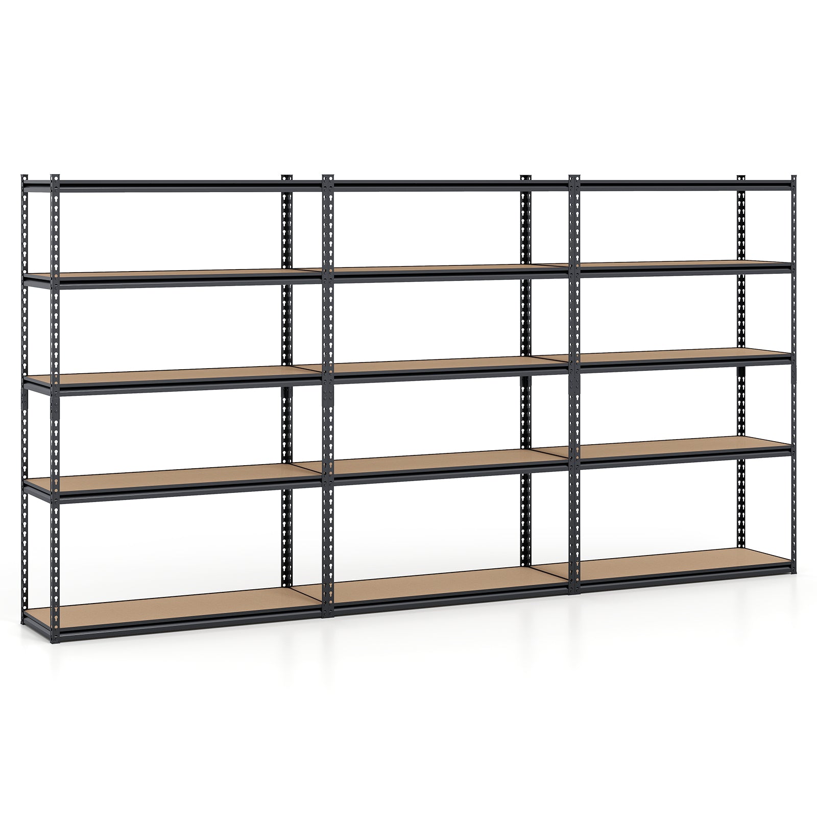 5-Tier Garage Shelving Unit, 3-Pack, Black Garages at Gallery Canada