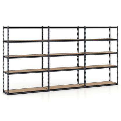5-Tier Garage Shelving Unit, 3-Pack, Black Garages at Gallery Canada