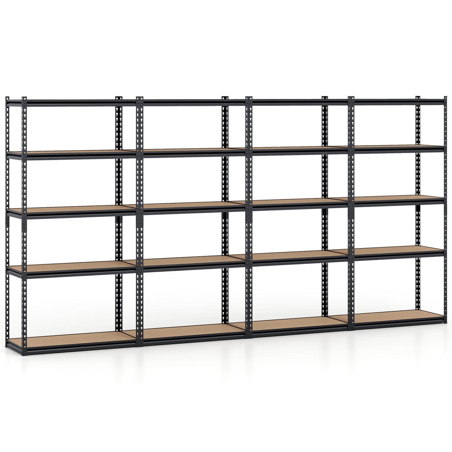 5-Tier Garage Shelving, 2200 LBS Metal Storage Rack, Set of 4 Garages at Gallery Canada