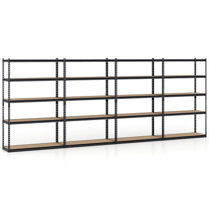 5-Tier Garage Shelving Unit, Set Of 4, Black Garages Black at Gallery Canada