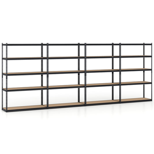 5-Tier Garage Shelving Unit, Set Of 4, Black Garages Black at Gallery Canada