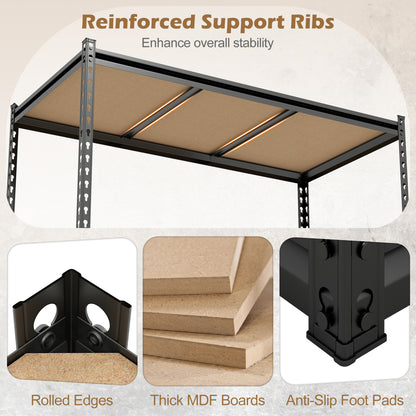 5-Tier Garage Shelving Unit, Set Of 4, Black Garages at Gallery Canada