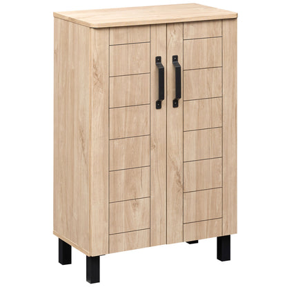 5-Tier Shoe Storage Cabinet, Wooden Shoe Rack Organizer, Natural Shoe Racks & Storage Benches at Gallery Canada