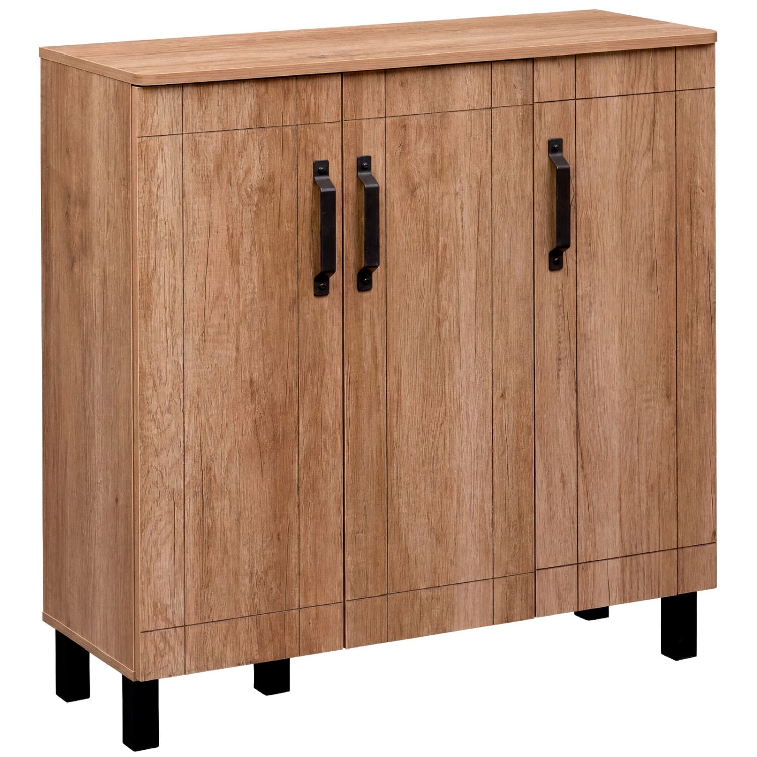 5-Tier Wooden Shoe Storage Cabinet, Oak Shoe Racks & Storage Benches at Gallery Canada