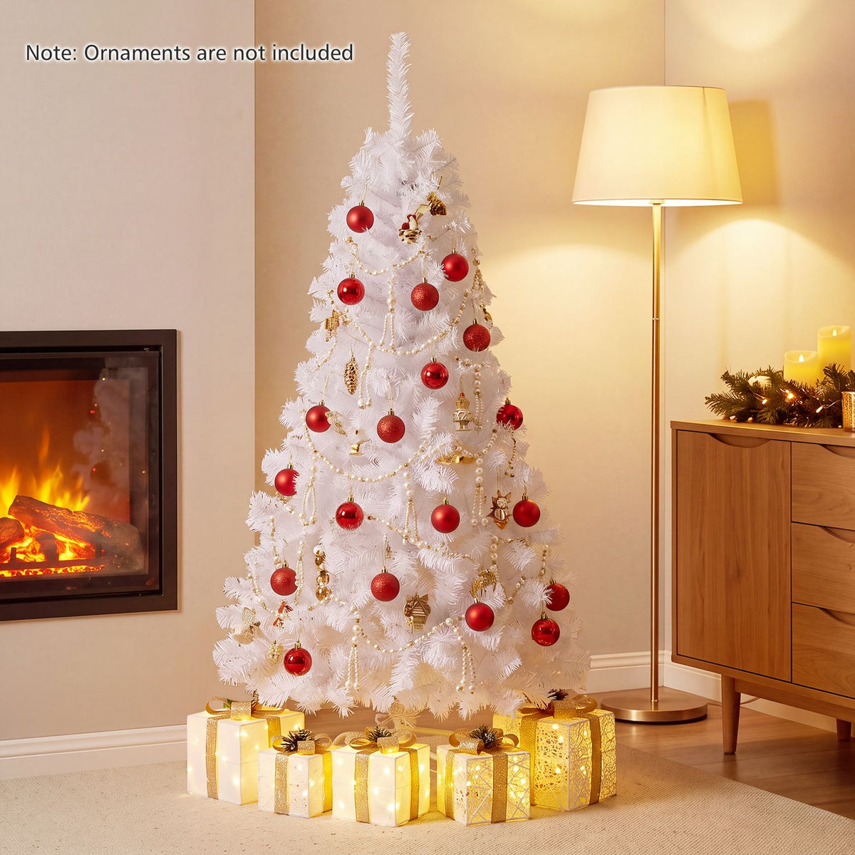 5 ft Artificial PVC Christmas Tree, White Christmas Tree at Gallery Canada