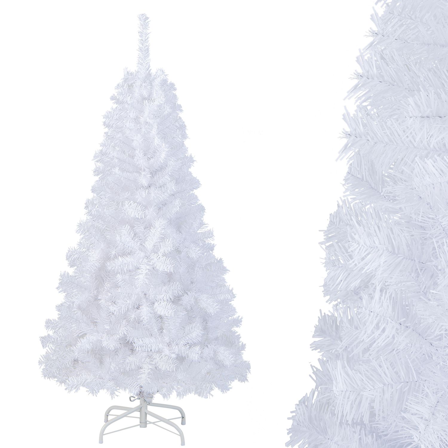 5 ft Artificial PVC Christmas Tree, White Christmas Tree White at Gallery Canada