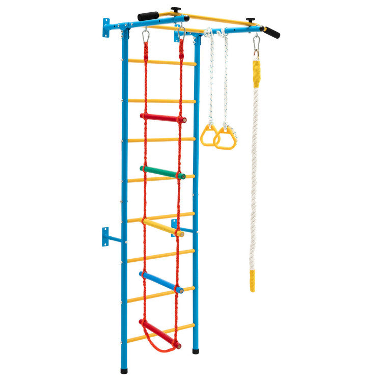5-In-1 Swedish Ladder, Folding Baby Play Mat, Blue Climbers & Slides at Gallery Canada