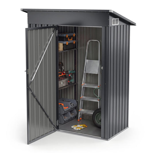 5 x 3 FT Outdoor Storage Shed, Floor Frame, Gray Sheds & Outdoor Storage Gray at Gallery Canada