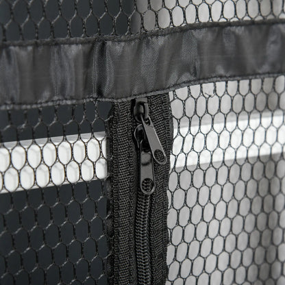 79" Cat Cage, Large Outdoor Kitten House, Indoor Pet Kennel, Grey Outdoor Cat Enclosures at Gallery Canada