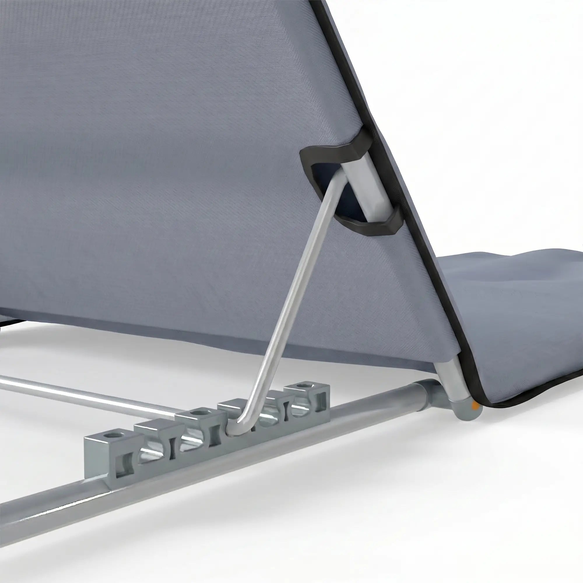 2 Pieces Beach Lounge Chair, Outdoor Folding Chaise, Grey Lounger Chairs at Gallery Canada