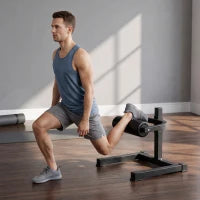 Machine de squat réglable à 7 niveaux, patins antidérapants, entraînement de force