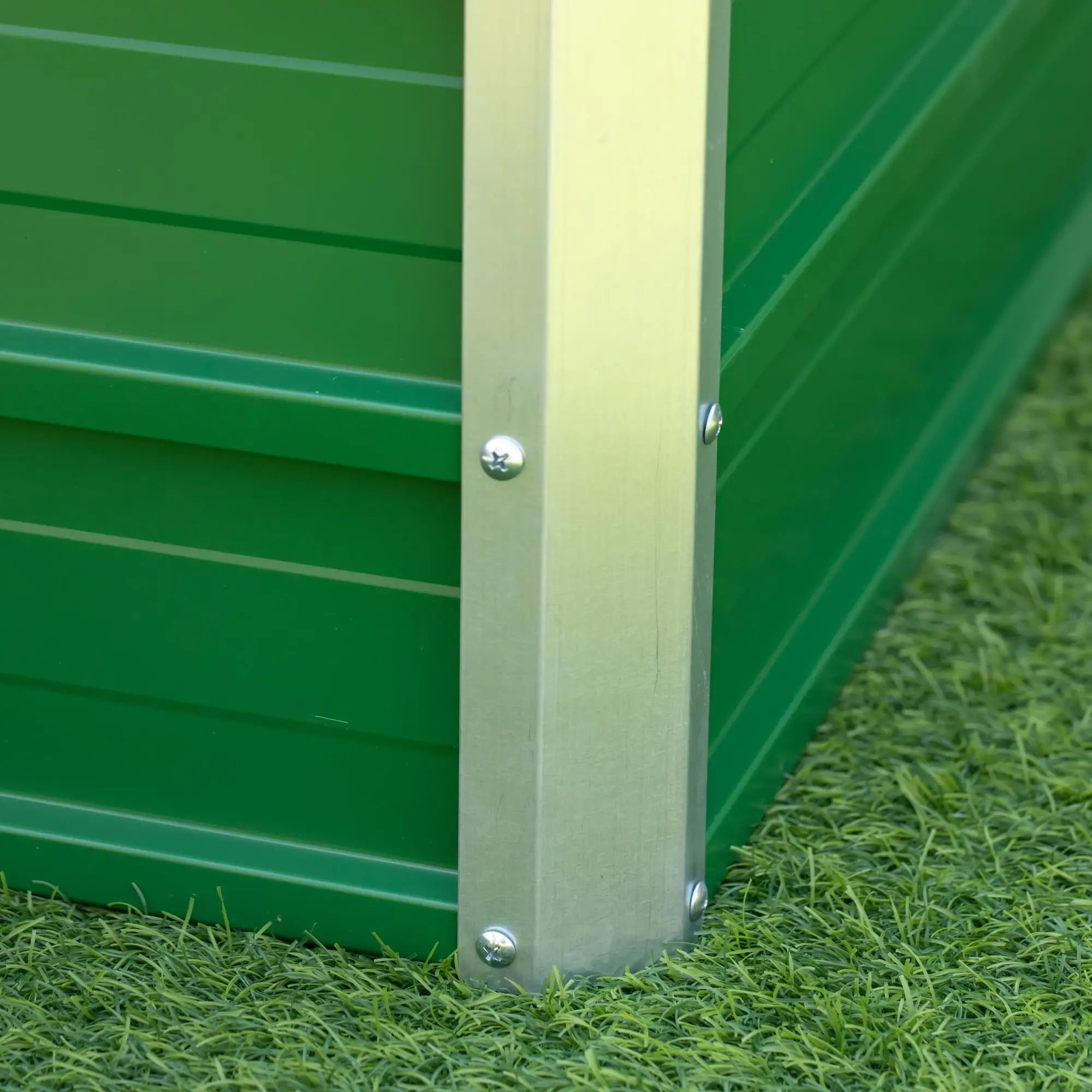 6' x 1.5' x 1.3' Galvanized Raised Garden Bed, Large Metal Planter Box, Green Galvanized Planter Boxes at Gallery Canada