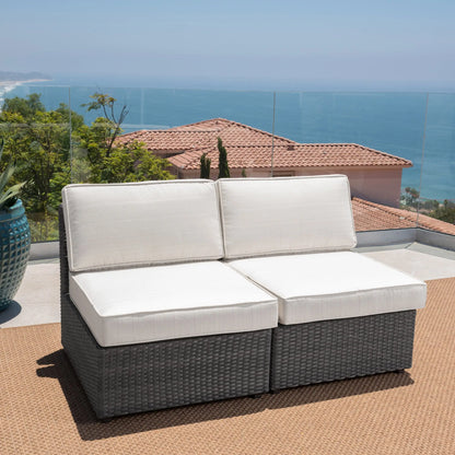 Patio Chair Set, Water Resistant Cushions, 26" L x 30.5" W x 26" H, Antique Grey Patio Chairs at Gallery Canada