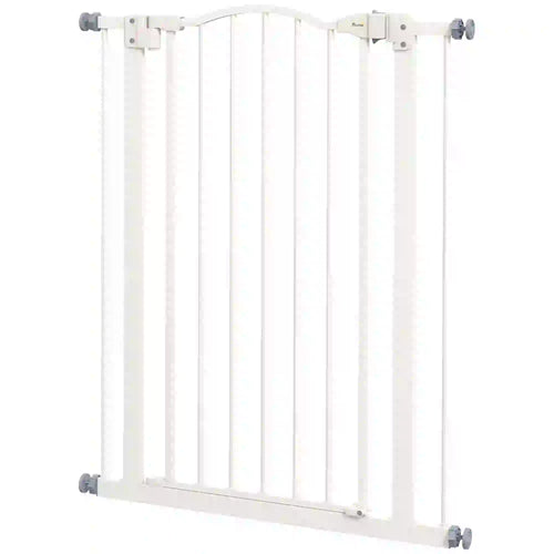 Extra Tall Dog Gate With Door, Pressure Fit, Auto Close, 29