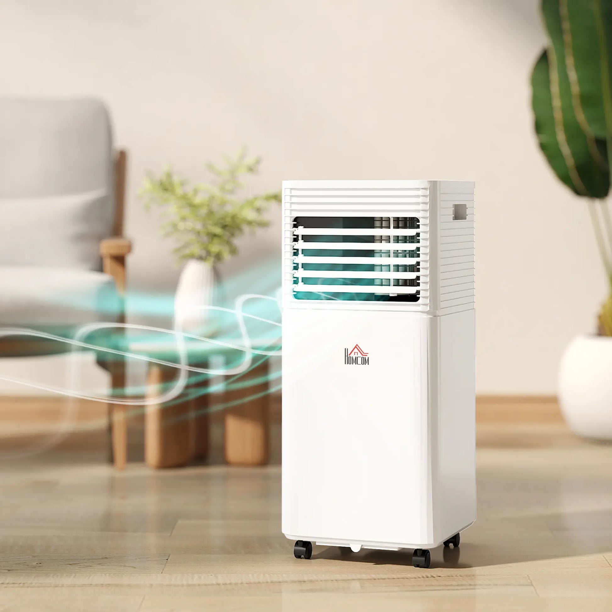 10000 BTU Portable Air Conditioner, Fan, Dehumidifier, Remote, 24H Timer, White Air Conditioner at Gallery Canada