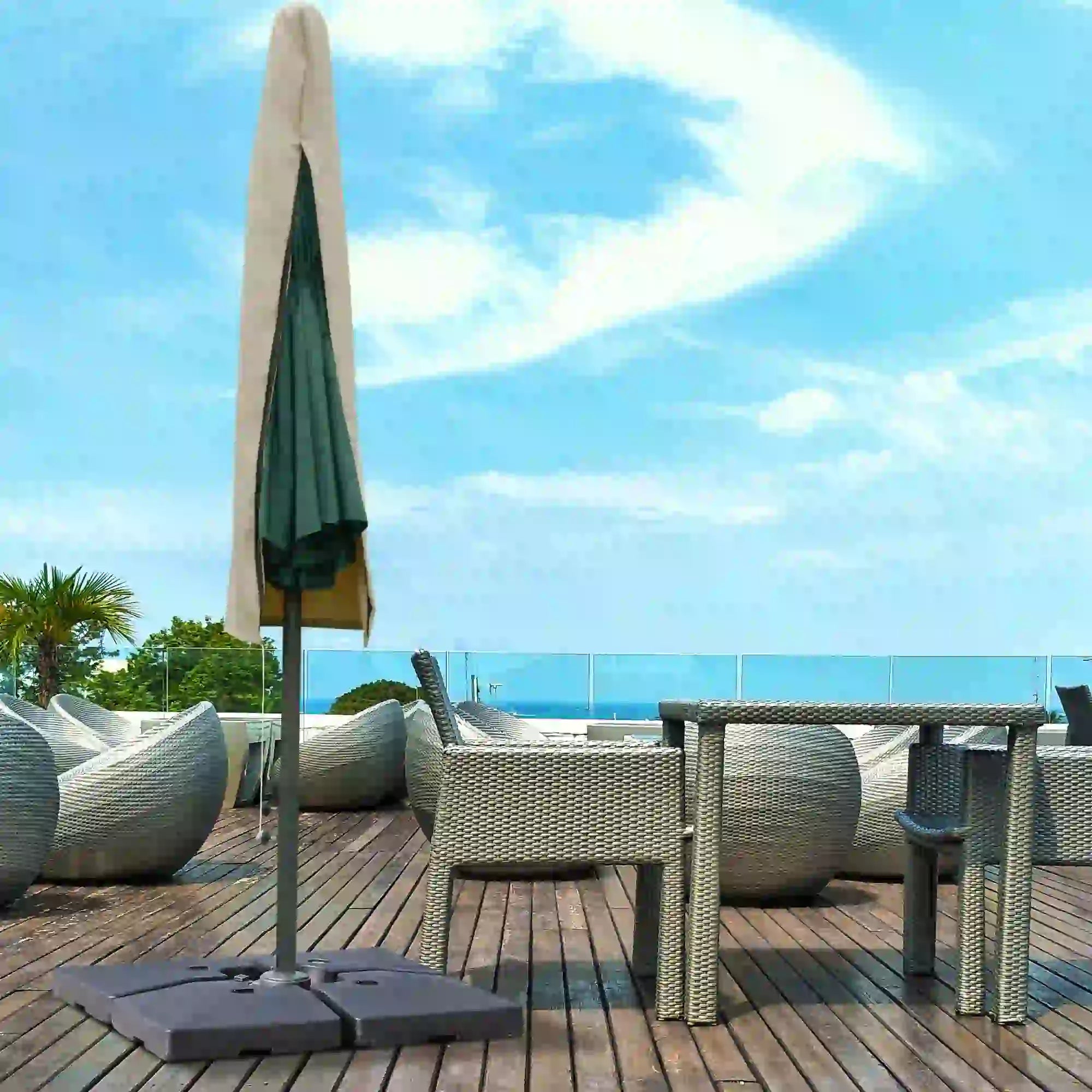 Garden Parasol Cover, Outdoor Cantilever Umbrella Cover, Khaki Umbrella Covers at Gallery Canada