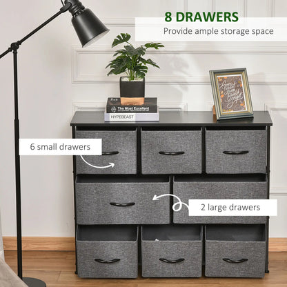8-Bin Dresser Storage Tower, Fabric Bins with Metal Frame Storage Cabinets at Gallery Canada