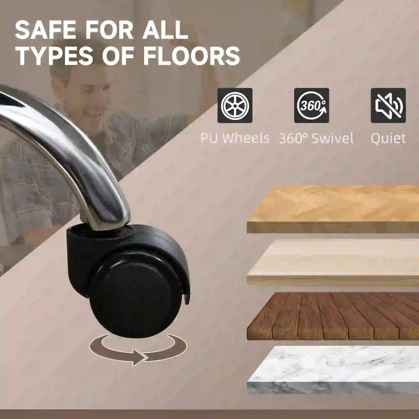 Massage Office Chair, Reclining Computer Chair, Adjustable Height, Brown Massage Chairs at Gallery Canada