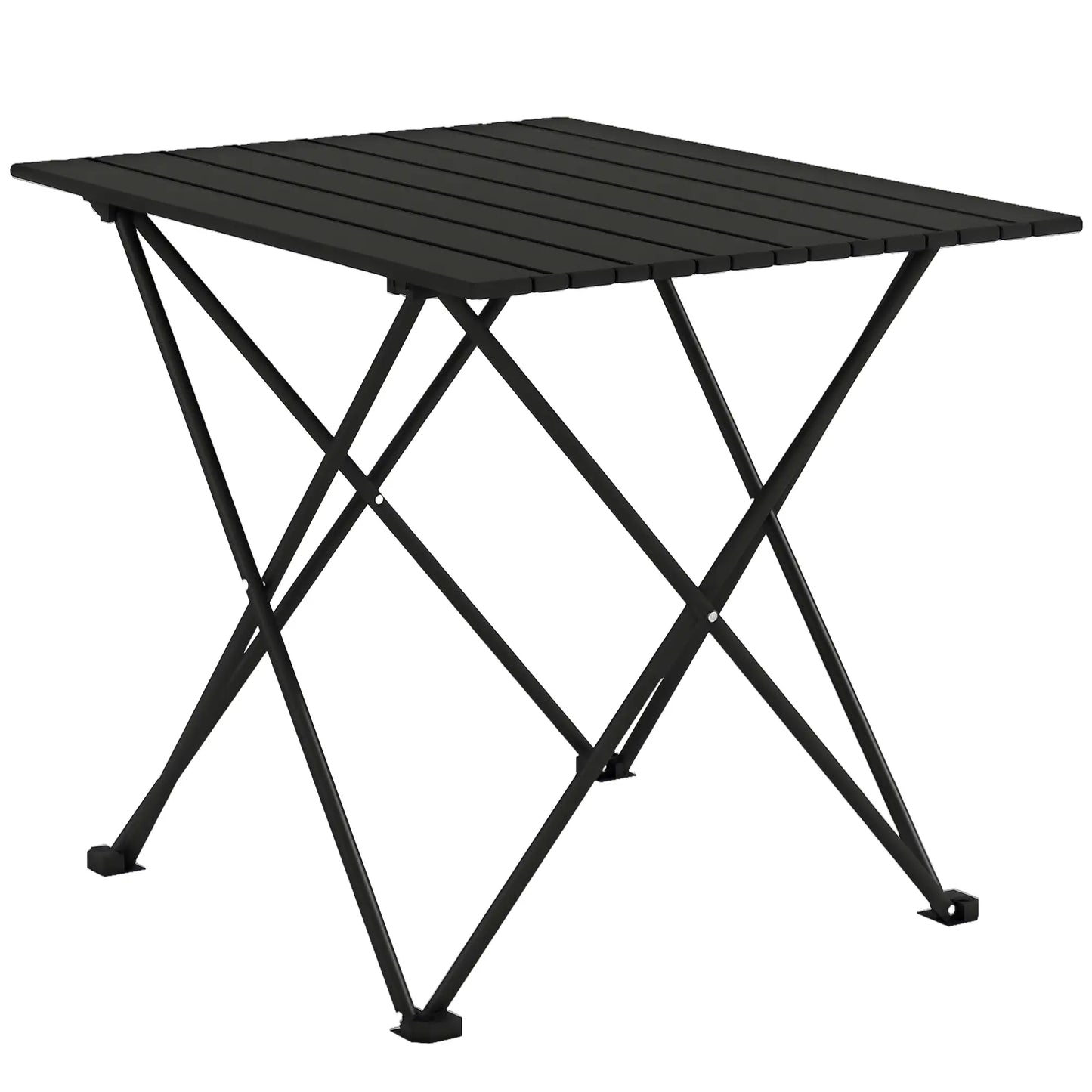 Folding Camping Table, Portable Picnic Table with Carry Bag, Black Picnic Tables & Camping Chairs at Gallery Canada