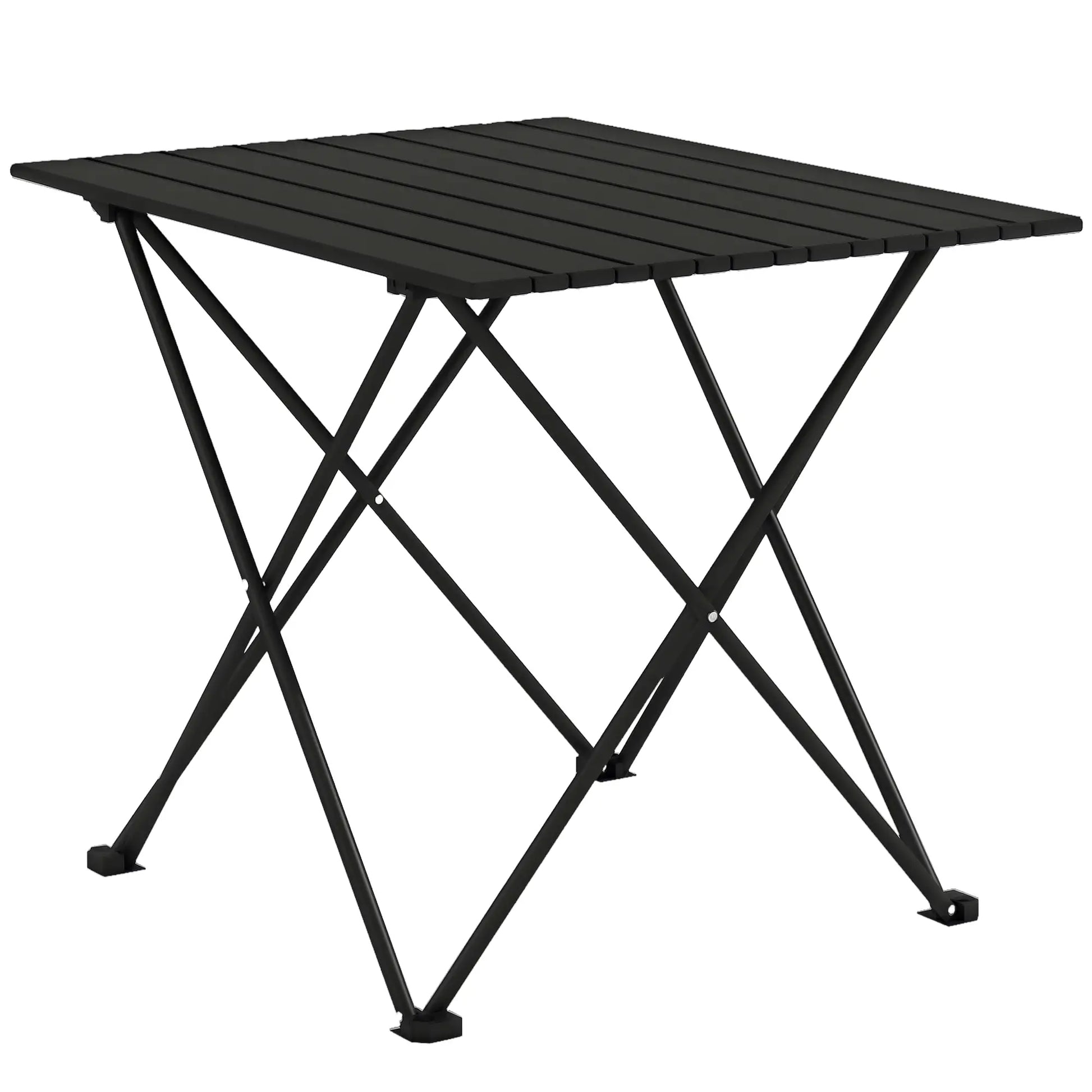 Folding Camping Table, Portable Picnic Table with Carry Bag, Black Picnic Tables & Camping Chairs at Gallery Canada
