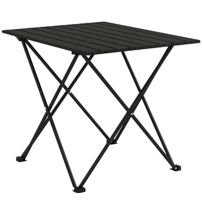 Folding Camping Table, Portable Picnic Table with Carry Bag, Black Picnic Tables & Camping Chairs at Gallery Canada