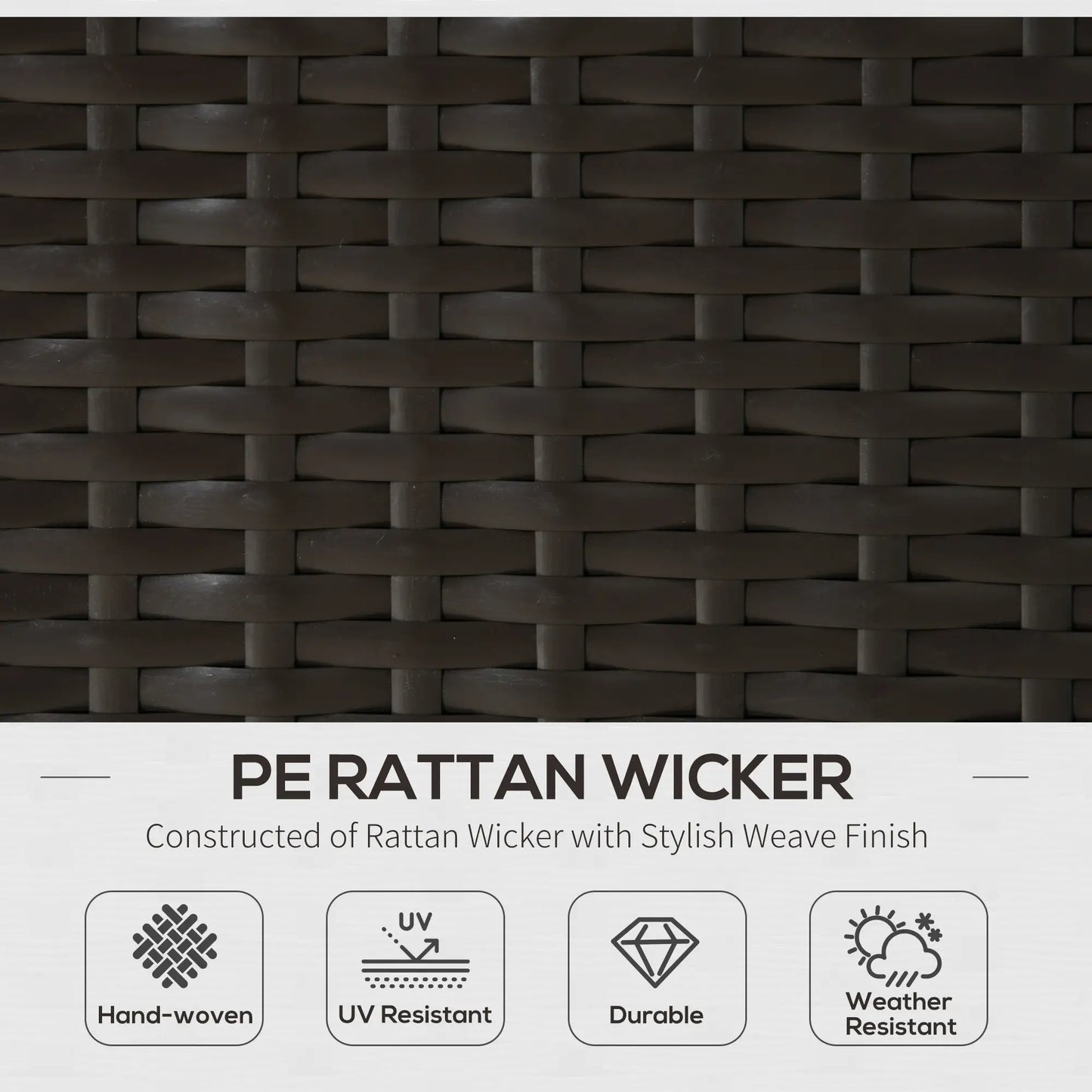 7-Piece Outdoor Rattan Furniture Set, Patio Wicker Sectional Sofa, Blue Patio Furniture Sets at Gallery Canada