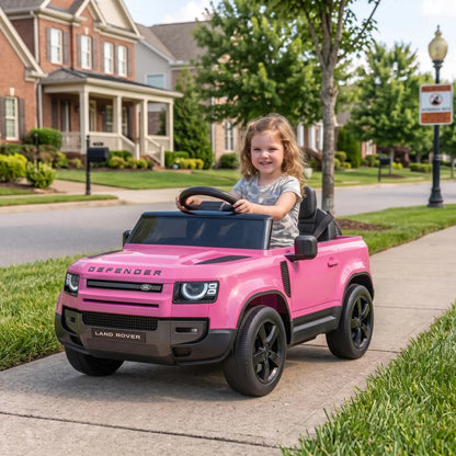 12V Licensed Land Rover Ride On Car, Pink Electric Toy Cars at Gallery Canada