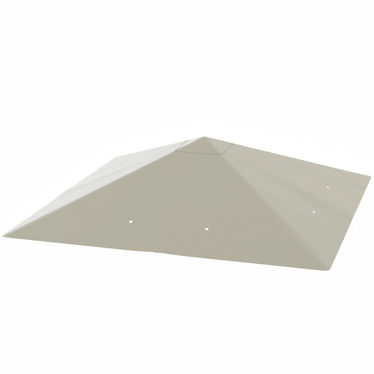 10' x 10' Gazebo Replacement Cover, UPF30+, Grey Gazebo Canopy Replacement Grey at Gallery Canada