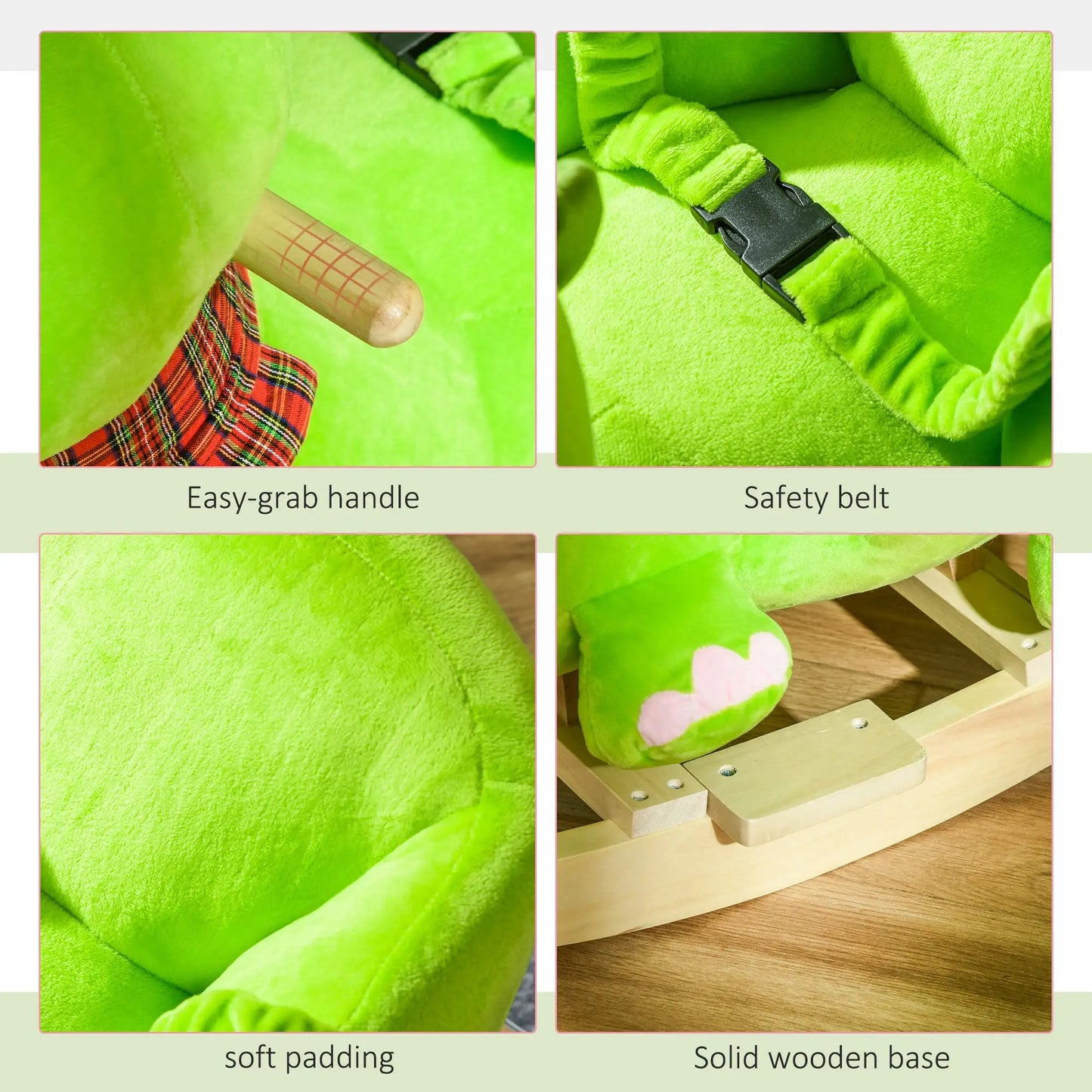 Interactive Plush Ride-On Rocking Dinosaur, Nursery Songs, 18+ Months Rocking Horses at Gallery Canada