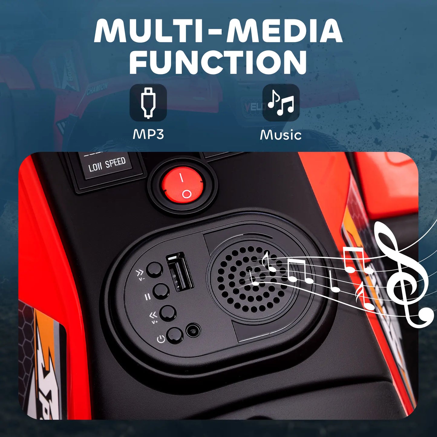 12V Kids ATV Quad, 4 Wheeler, Ages 37-60 Months, Red Electric Toy Cars at Gallery Canada