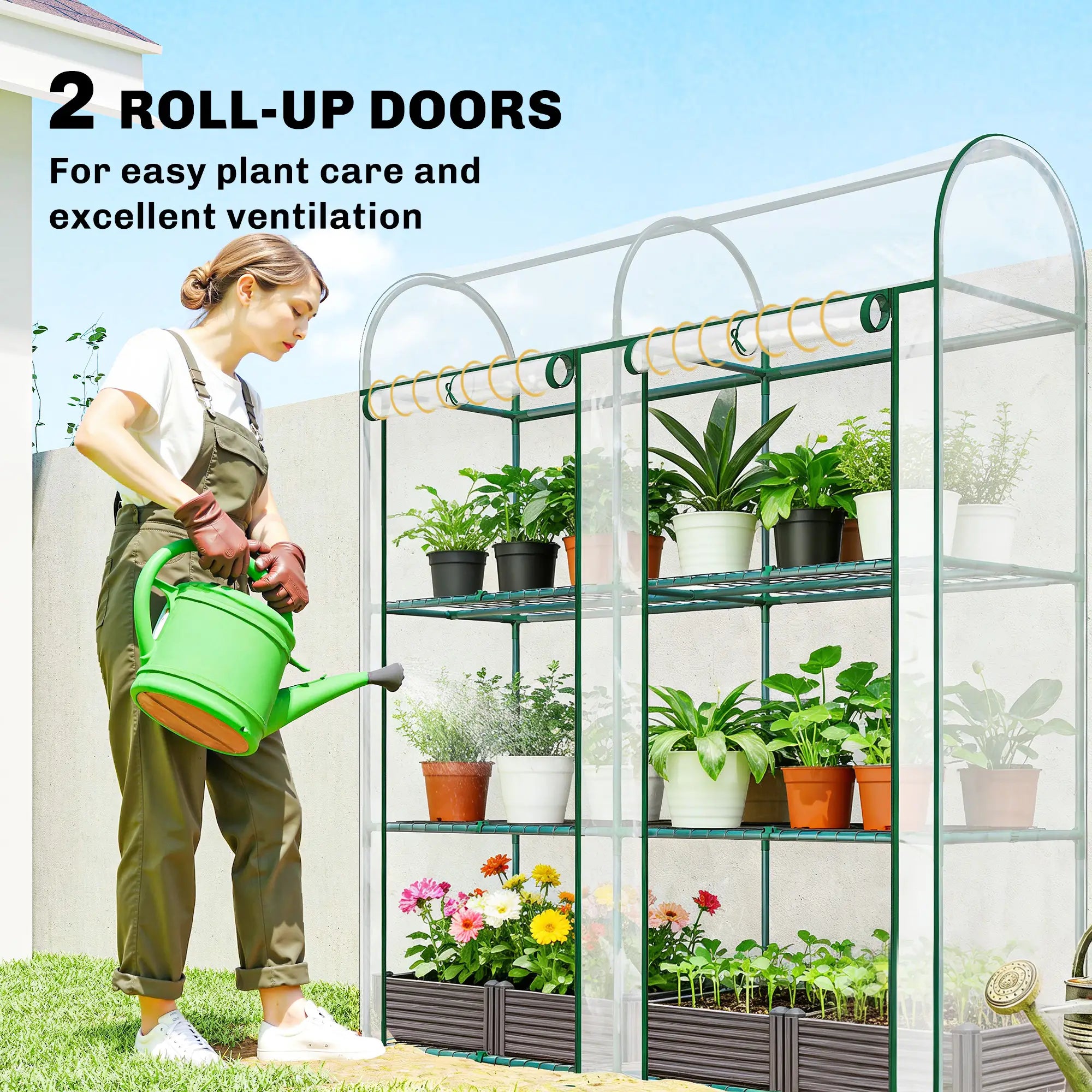 3 Tier Mini Greenhouse, 56.3