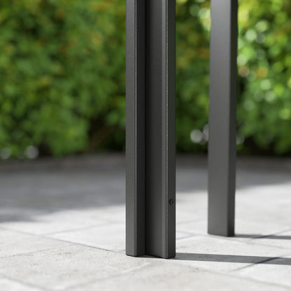 Rectangular Outdoor Dining Table, 4-Seat Patio Table, Grey Patio Dinning Tables at Gallery Canada