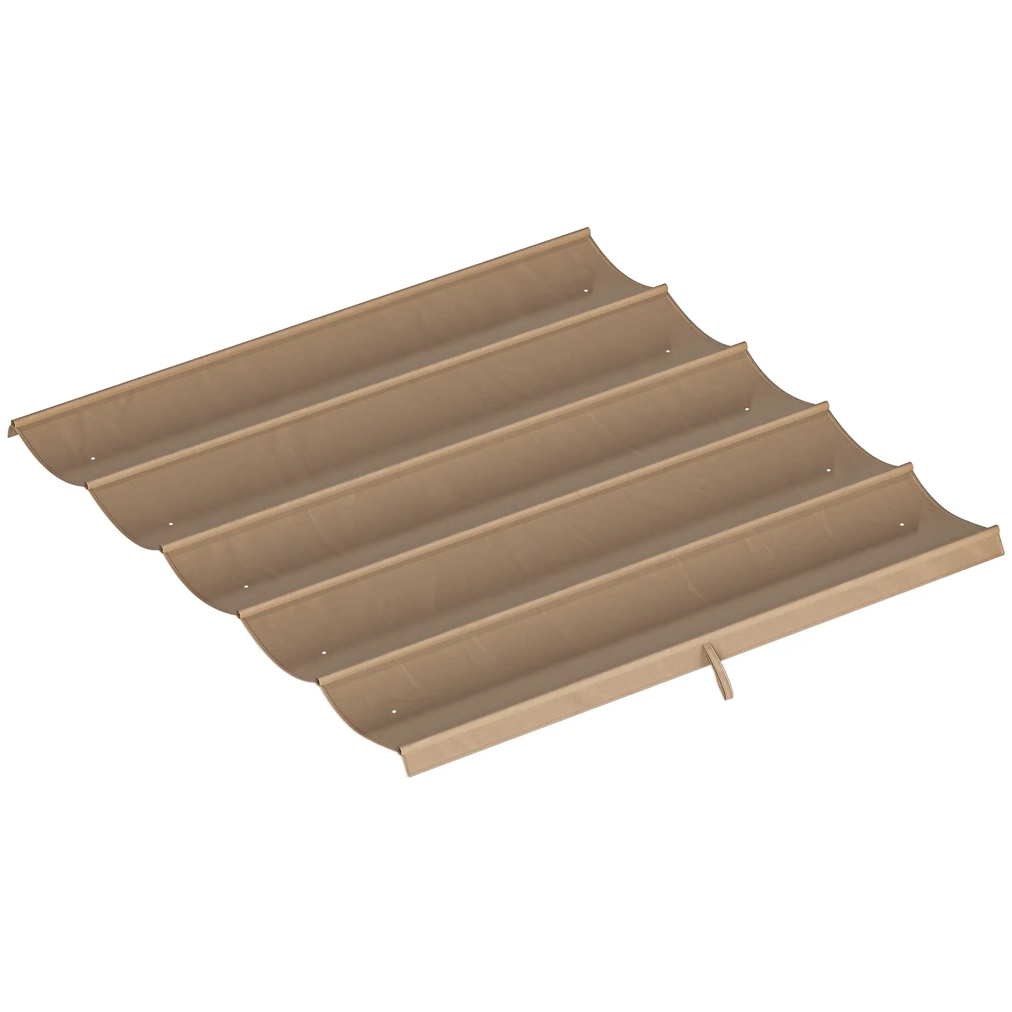 Retractable Pergola Canopy, 10' x 10', Tan Gazebo Canopy Replacement Tan at Gallery Canada